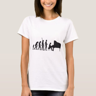 T-shirts evolution piano