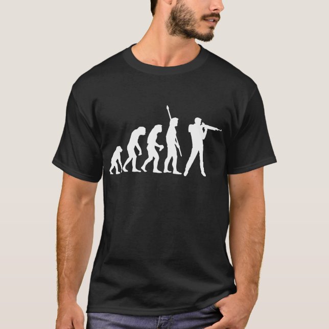 T-shirts evolution sport shooter (Frente)