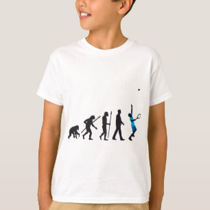 T-shirts evolution tennis player