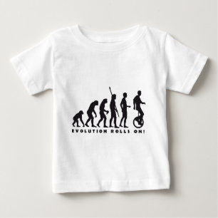 T-shirts evolution unicycle