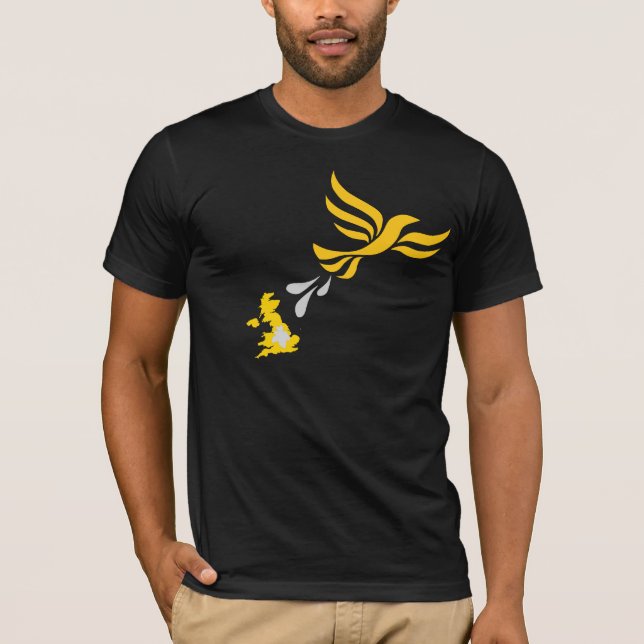 T-shirts Excremento de LibDem (Frente)