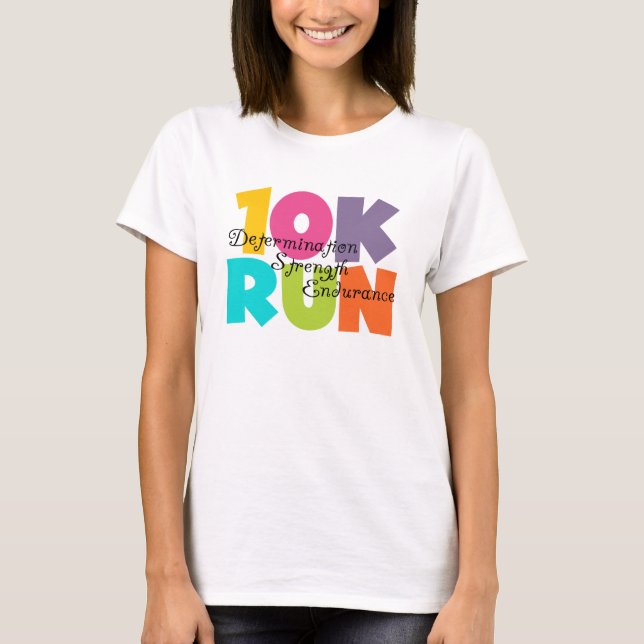 T-shirts Execução múltipla de 10.000 (Frente)