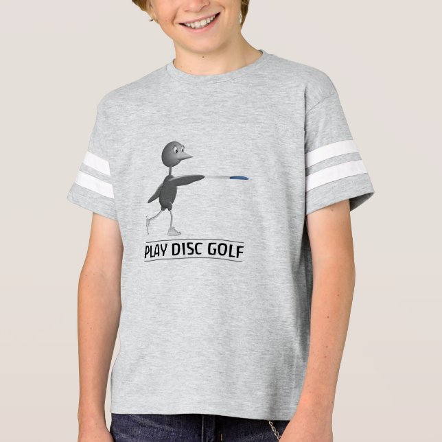 T-shirts Executar Golf de Disco (Frente)