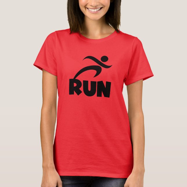 T-shirts Executar Preto (Frente)