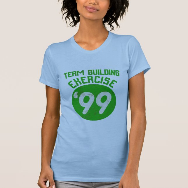 T-shirts exercício '99 do desenvolvimento de equipas (Frente)