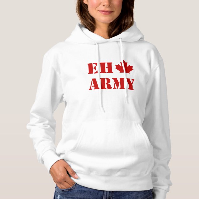 T-shirts Exército Canadá Eh (Frente)