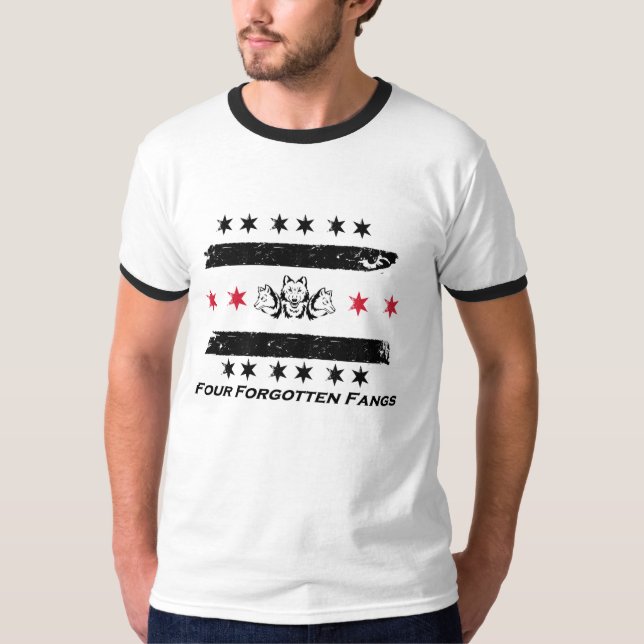 T-shirts Exército esquecido quatro do colmilho (Frente)