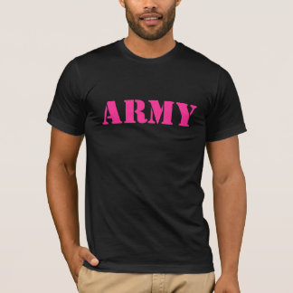 T-shirts EXÉRCITO no rosa