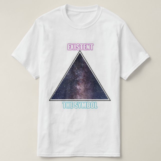 T-shirts Existente o símbolo (Frente do Design)