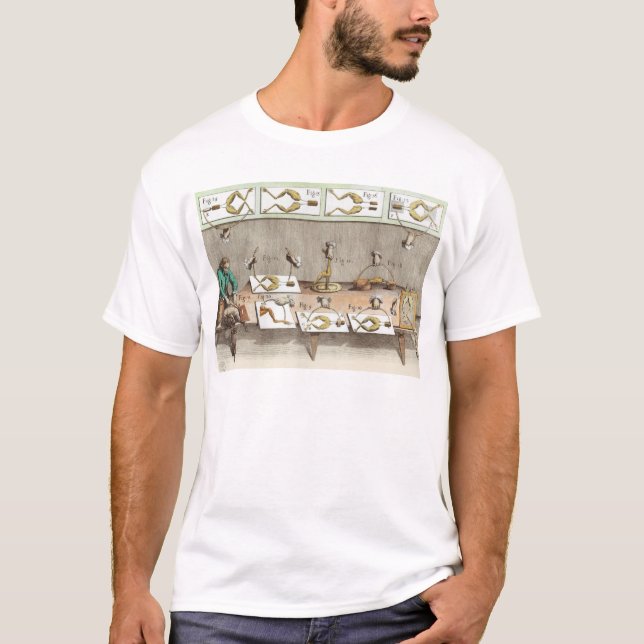 T-shirts Experiência em sapos (Frente)