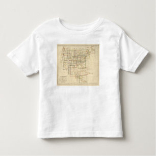 T-shirts Explicação do mapa de índice dos sinais usados no