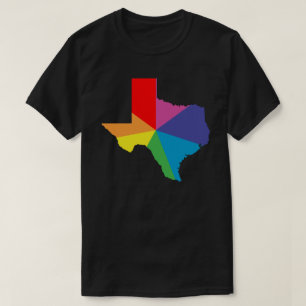 T-shirts explosão de cor de texas