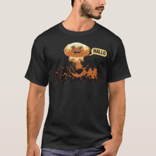 T-shirts Explosão Nuclear Funny - Hallo