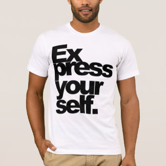 T-shirts "Expresse-se." T