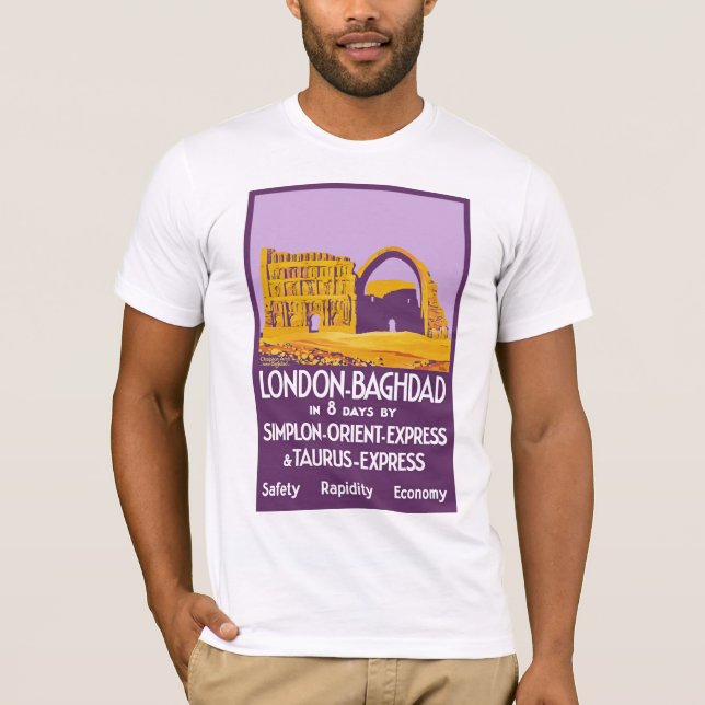 T-shirts Expresso de Londres - de Bagdade oriente (Frente)