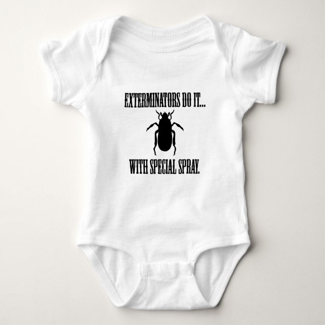 T-shirts Exterminadores Fazem Isso... Com Spray Especial (Frente)
