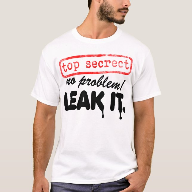 T-shirts Extremamente secreto, nenhum problema! Escape-o! (Frente)