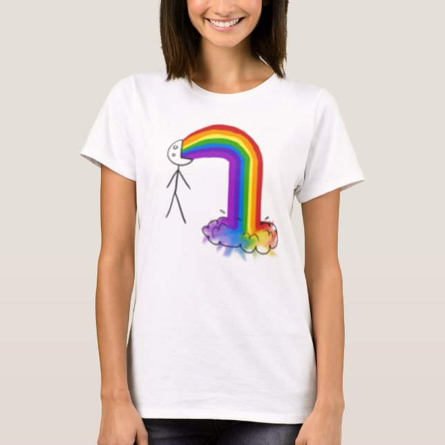 T-shirts Extremidade do arco-íris (Frente)