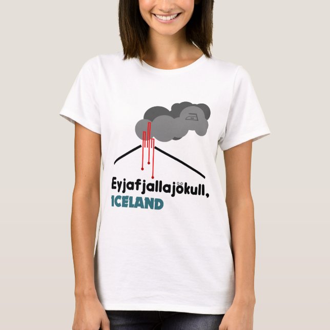 T-shirts Eyjafjallayokull (Frente)