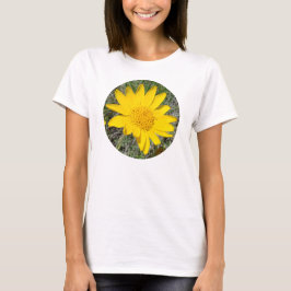 T-shirts F34wmb Flor Amarela Selvagem Sneezeweed