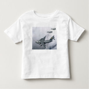 T-shirts F-15B Eagles escolta o primeiro C-17 baseado no Ha