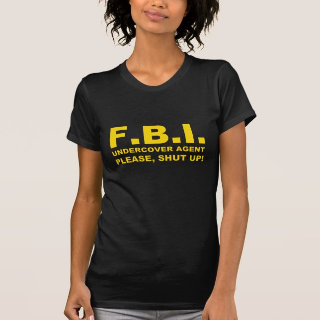 T-shirts F.B.I. Agente (Frente)