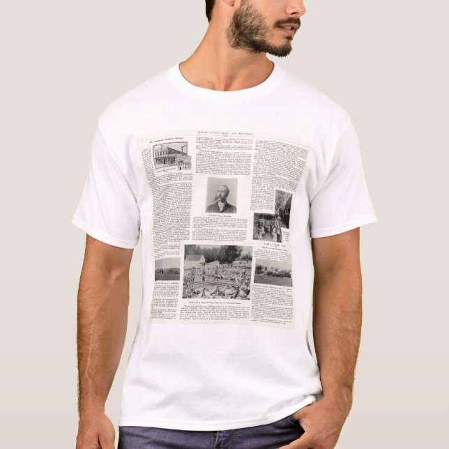 T-shirts Fábrica da incubadora de Petaluma, Califórnia (Frente)