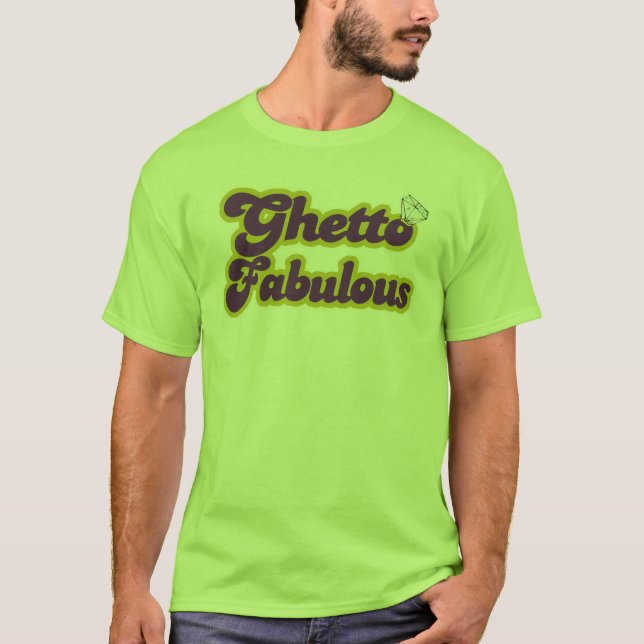 T-shirts fabuloso do gueto (Frente)