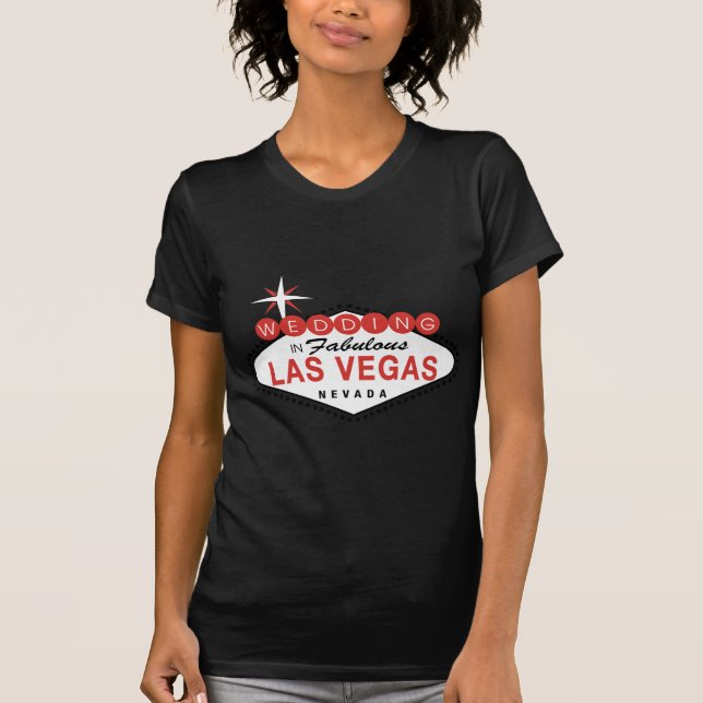 T-shirts Fabuloso Modelo de Casamento de Las Vegas Personal (Frente)