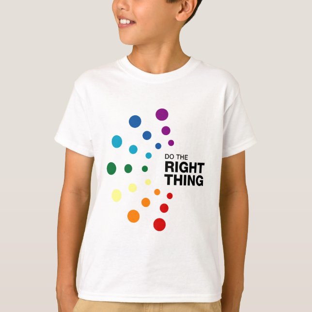 T-shirts Faça a coisa certa (02) (Frente)