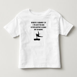 T-shirts Faça a ginástica como meu pai