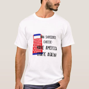 T-shirts Faça América raspar outra vez o humor engraçado