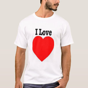 T-shirts Faça ao seus próprios o design do amor de I