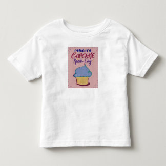 T-shirts Faça-lhe um tipo do cupcake do dia: T da criança!