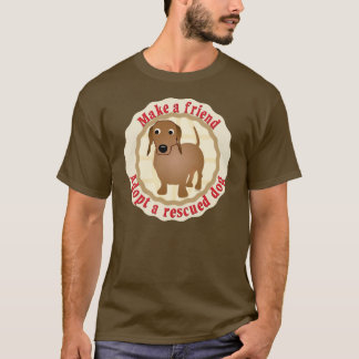 T-shirts Faça um amigo - Dachshund