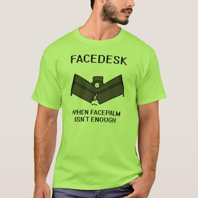 T-shirts Facedesk (Frente)
