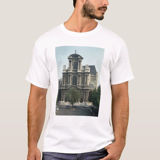 T-shirts Fachada da igreja de Santo-Gervais (Frente)