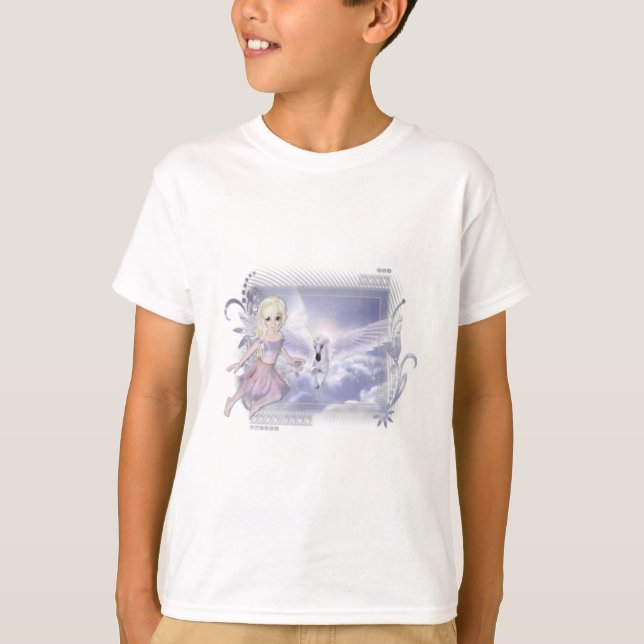 T-shirts Fada com Designs Unicorn D2 (Frente)