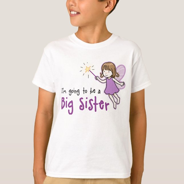 T-shirts Fada futura da irmã mais velha (Frente)