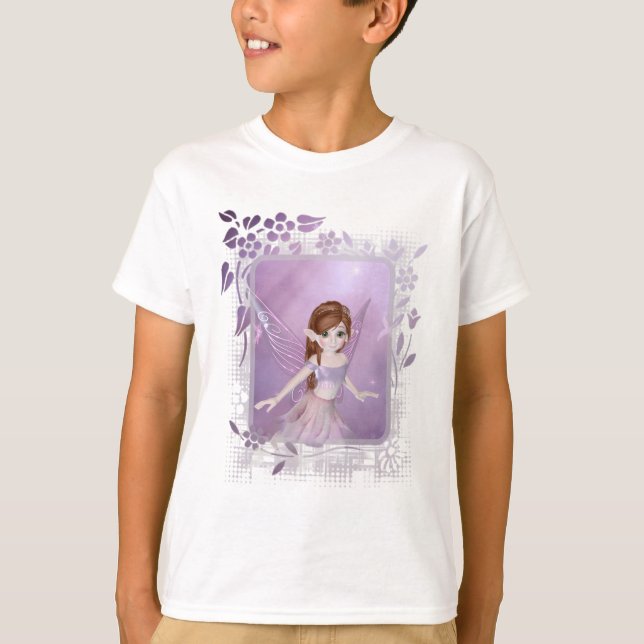 T-shirts Fada Roxinha - Camisa-T (Frente)