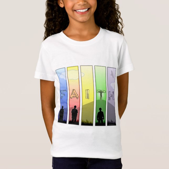 T-shirts Faith Cross (Frente)