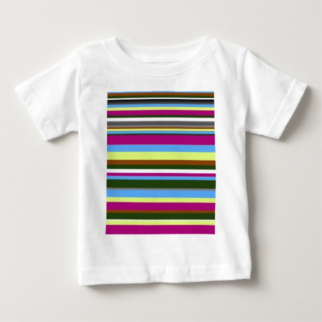 T-shirts Faixa de Designer Personalizada Colorida (Frente)