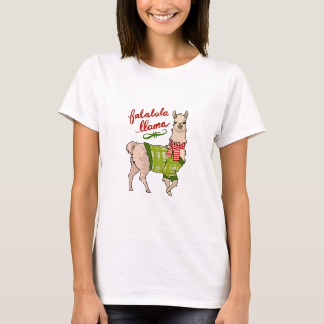 T-shirts Falalala Llama (Frente)