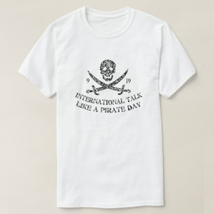T-shirts Falar como um Dia Pirata