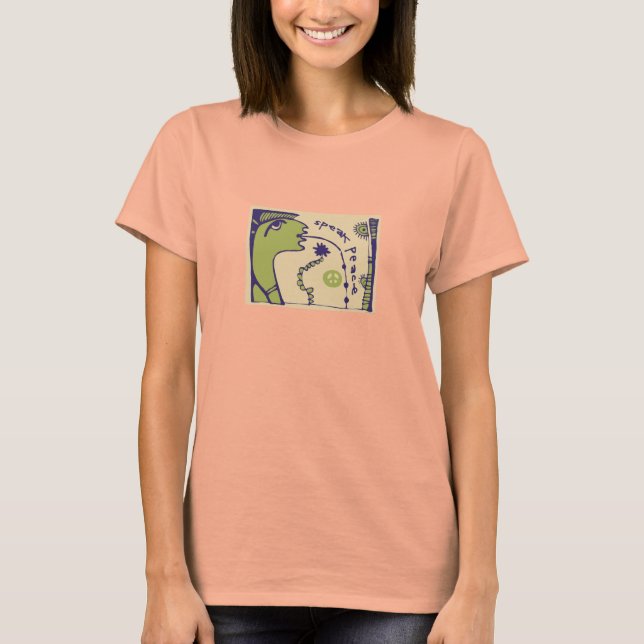 T-shirts Falar Paz (Frente)
