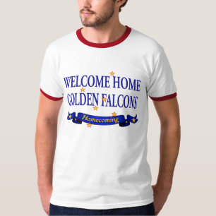T-shirts Falcons dourados Home bem-vindos