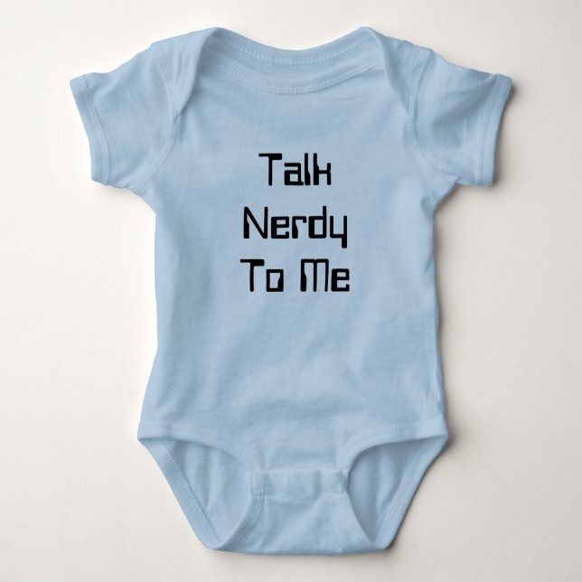 T-shirts Fale Comigo Com Nerdy (Frente)