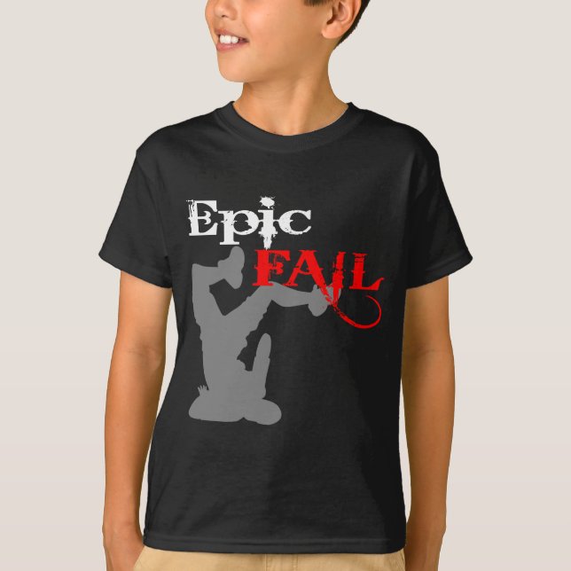 T-shirts Falha épico (Frente)