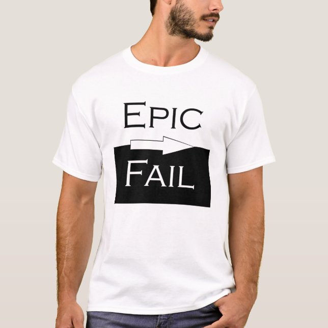 T-shirts Falha épico (Frente)