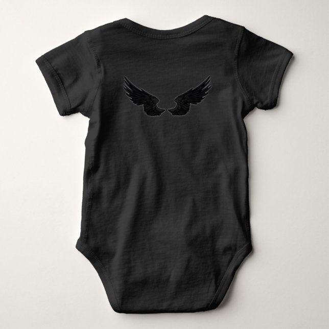 T-shirts Falln Angel em azul (Verso)